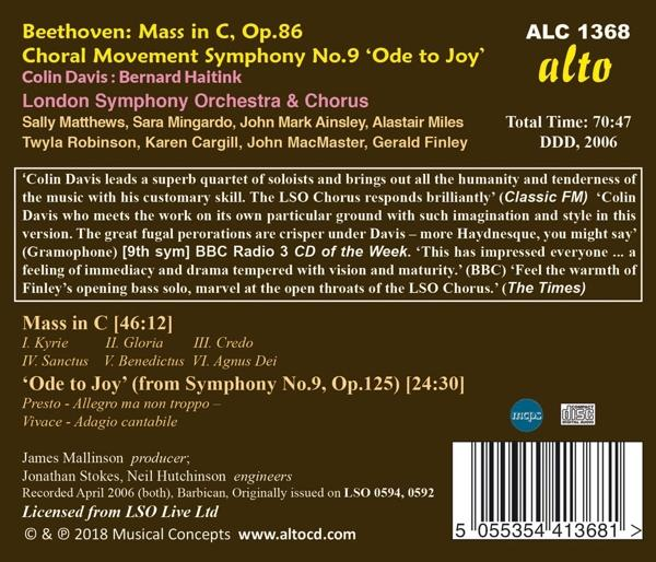 London Symphony Orchestra, London Symphony Chorus - Messe in C  - (CD)