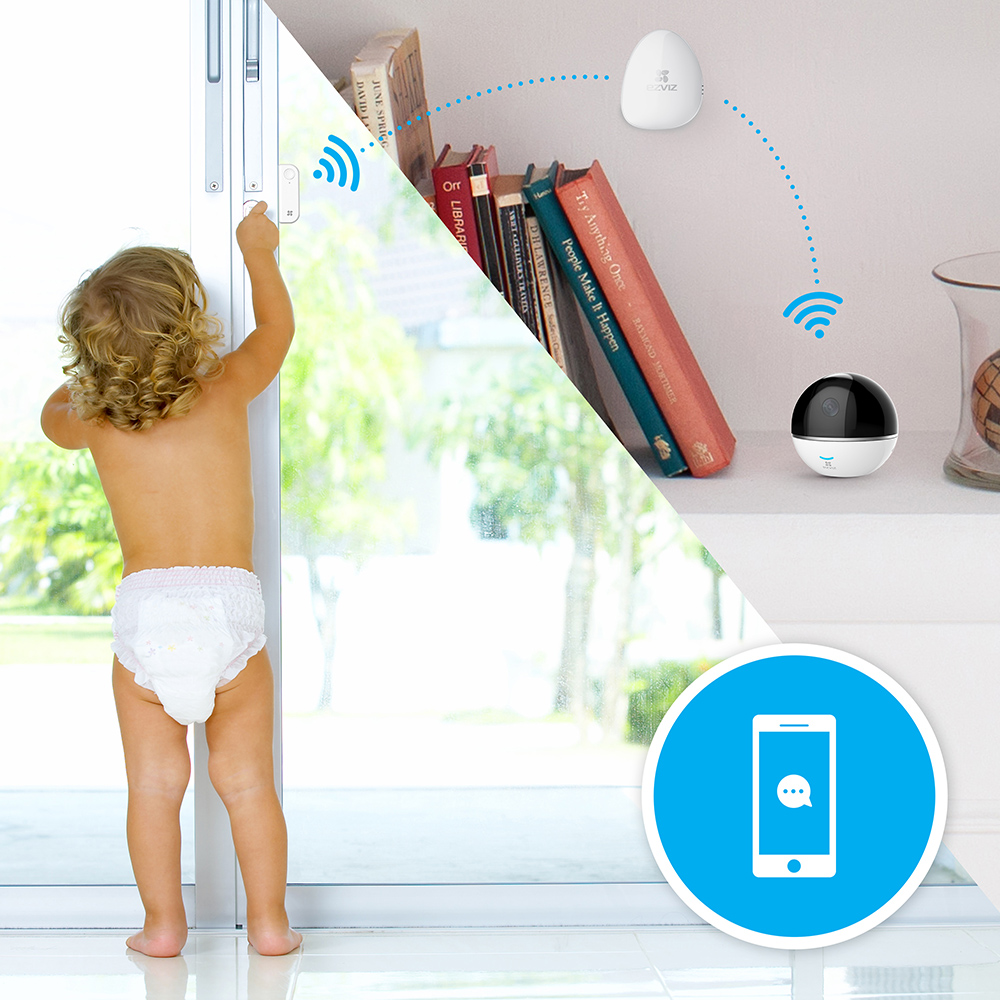EZVIZ By Hikvision C6T Mini Indoor Wifi-camera Wit