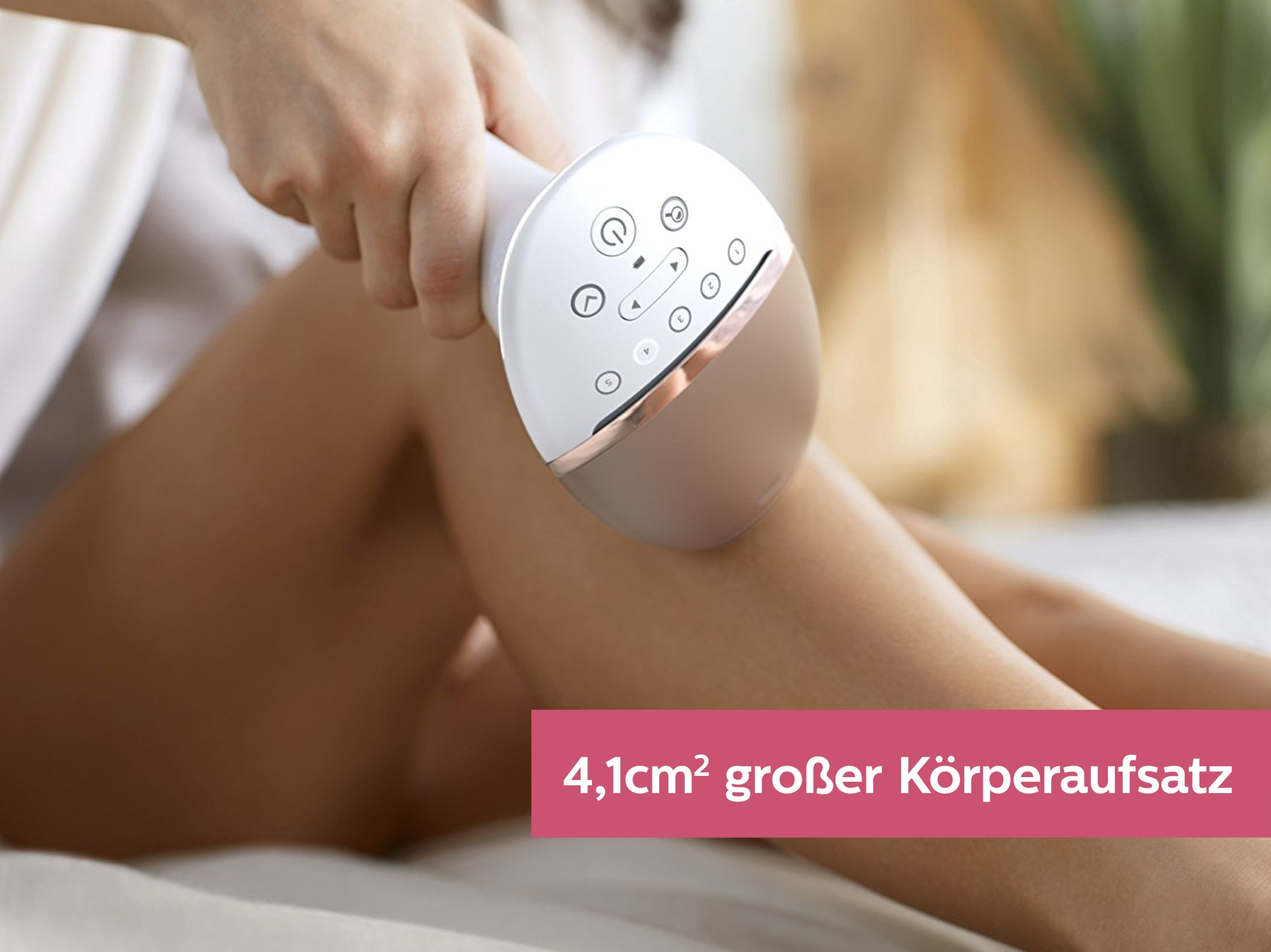 PHILIPS Lumea Prestige IPL-Haarentfernungsgerät BRI956/00, weiß-rosegold IPL-Haarentfernungsgerät (weiß, roségold, mit , )