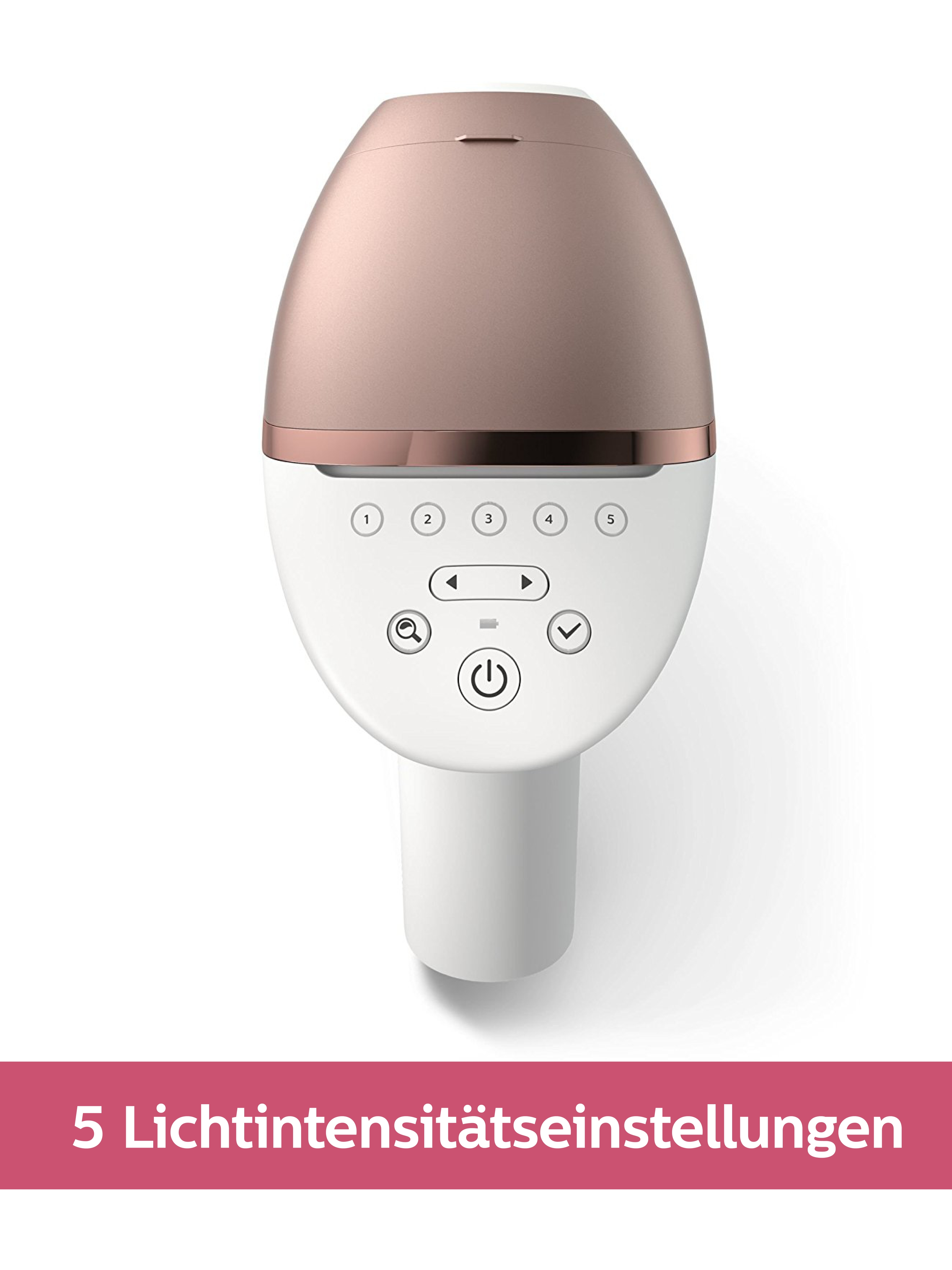 PHILIPS Lumea Prestige IPL-Haarentfernungsgerät BRI956/00, weiß-rosegold IPL-Haarentfernungsgerät (weiß, roségold, mit , )