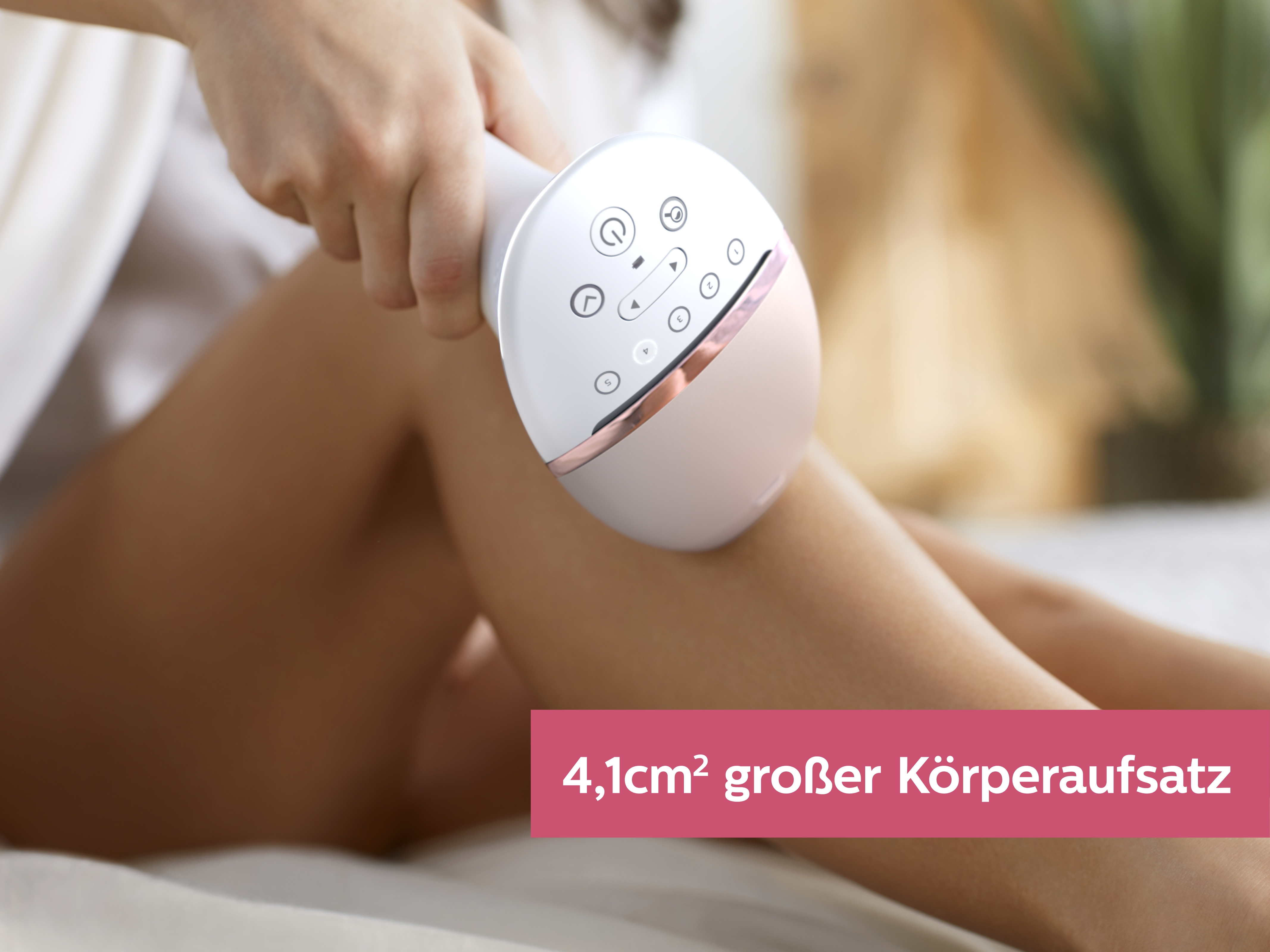 PHILIPS IPL Lumea Prestige BRI 950/00 + Microdermabrasionsgerät Visa Care SC 6240/01 IPL-Haarentfernungsgerät (Rosa, Weiß, mit , )