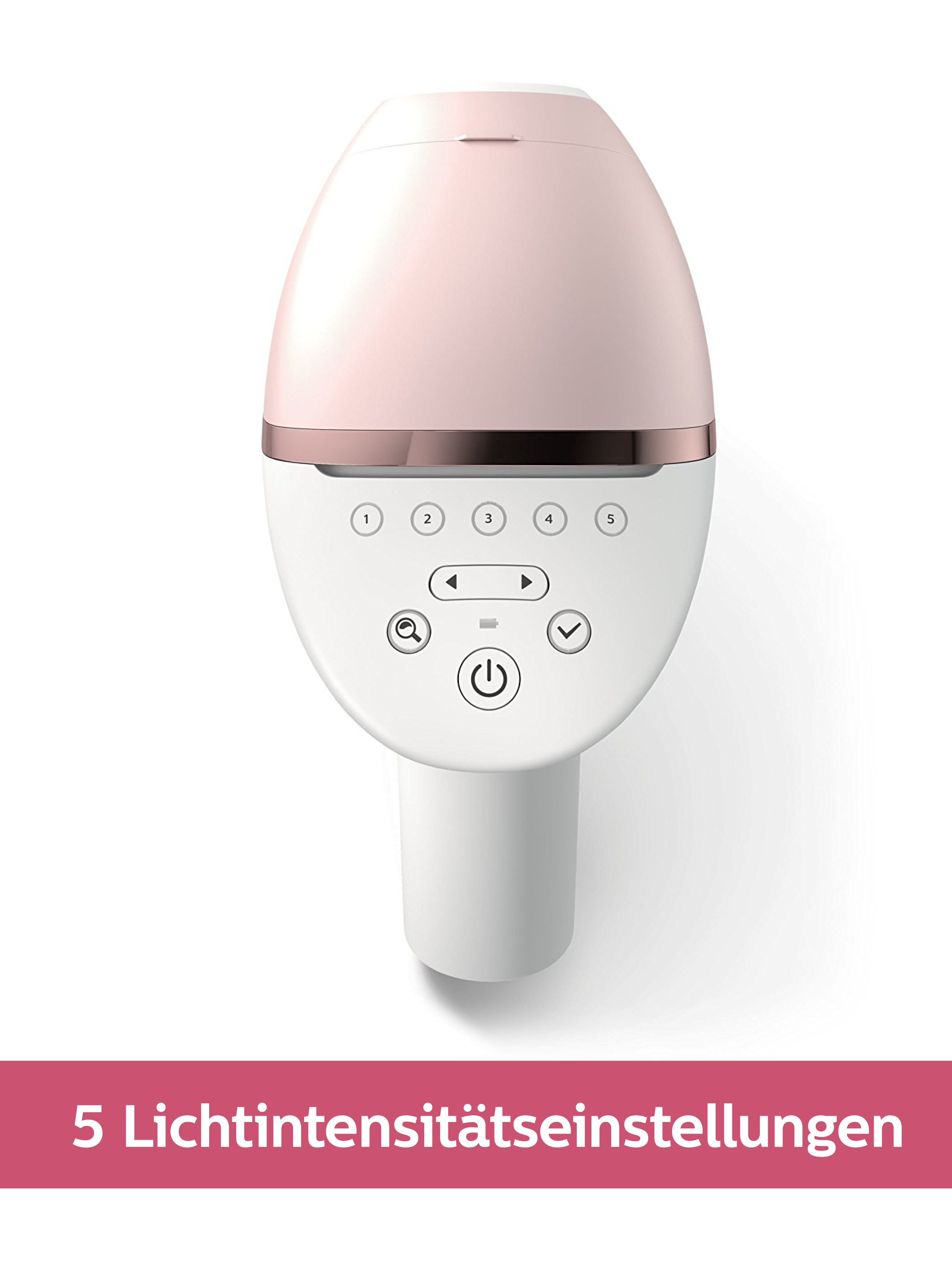 PHILIPS IPL Lumea Prestige BRI 950/00 + Microdermabrasionsgerät Visa Care SC 6240/01 IPL-Haarentfernungsgerät (Rosa, Weiß, mit , )