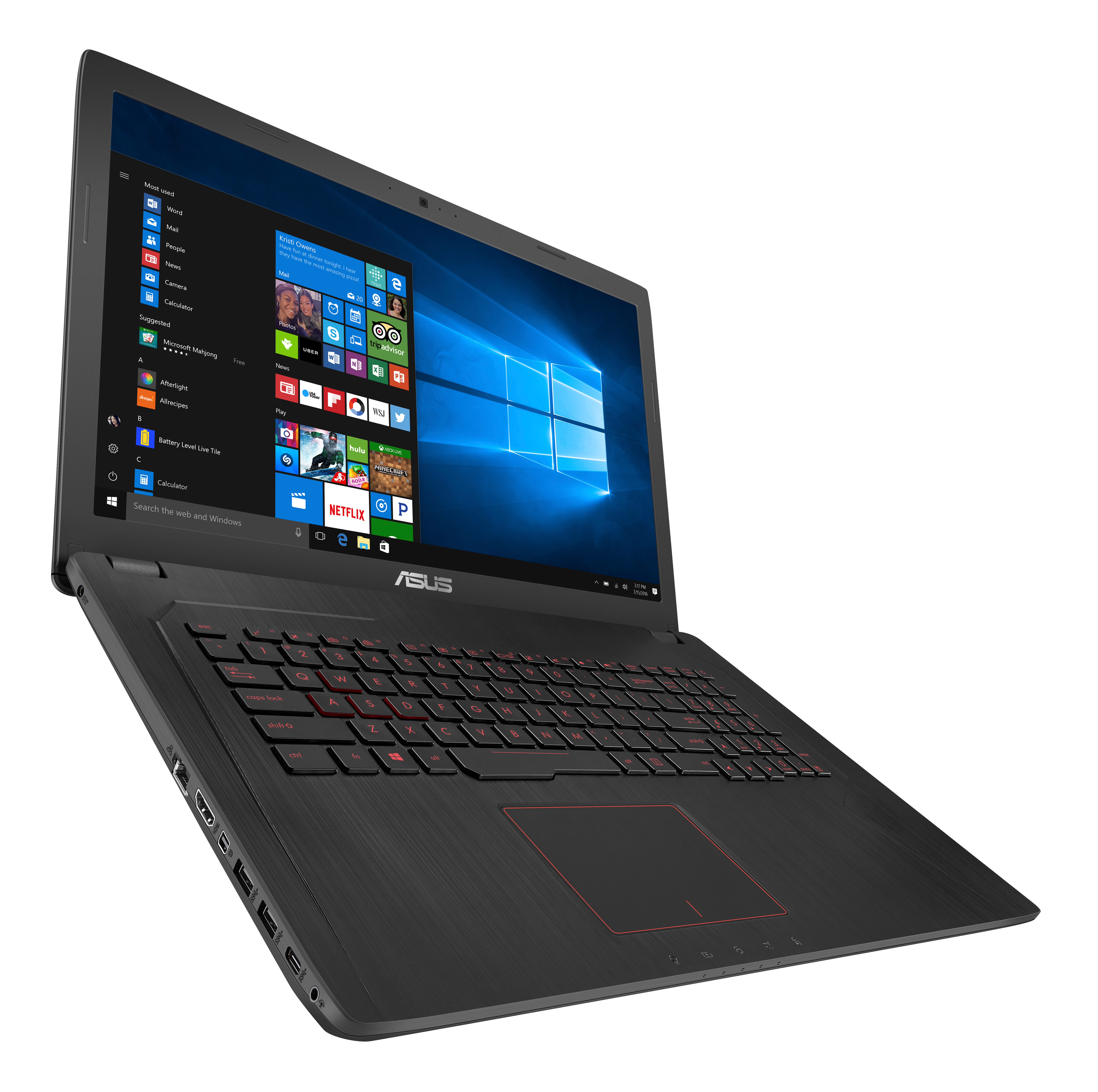 ASUS FX553VE-DM407T/i5-7300HQ/8GB/1TB/4GB-GTX1050TI/15.6" Gaming Laptop