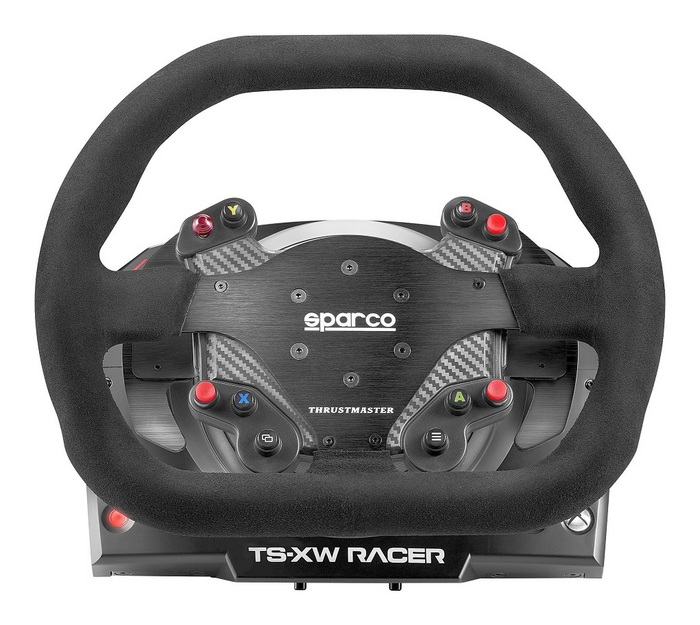 THRUSTMASTER TS-XW Racer Sparco P310 Racing Wheel [Swiss Edition], Lenkrad, Schwarz / Rot