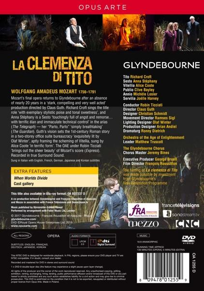 Orchestra Of Chorus, La Glyndebourne Enlightenment, Tito VARIOUS Of - - (DVD) The Di Age Clemenza