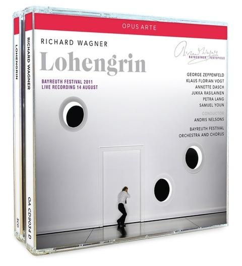 Eine CD-Hülle von Richard Wagners Oper Lohengrin.