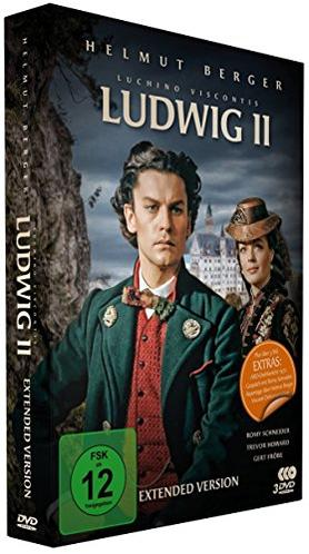 DVD-Hülle des Films Ludwig II mit einem Mann und einer Frau auf dem Cover.