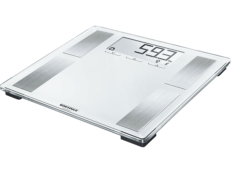 Soehnle Personenweegschaal Shape Sense Connect 100 (63872) Personen Weegschaal Wit