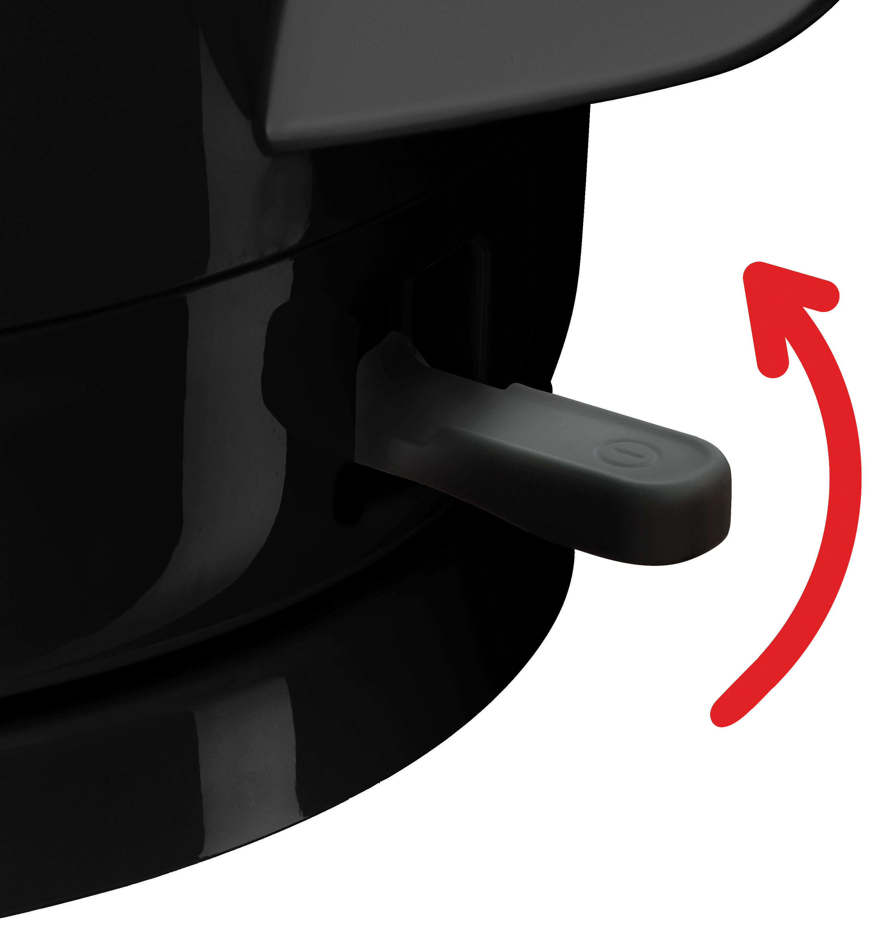 TEFAL KO1508DE Uno Wasserkocher, Schwarz