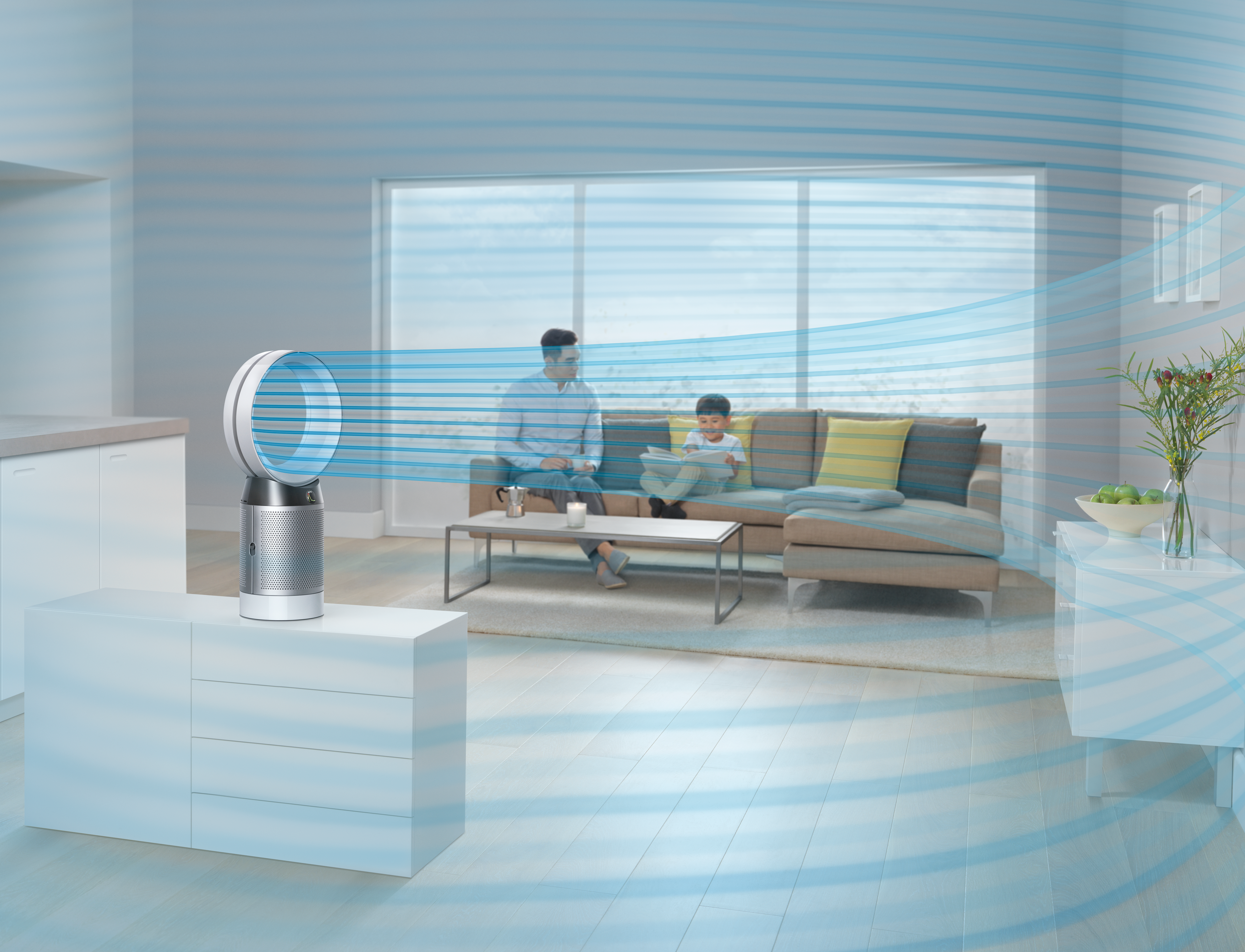 DYSON Pure Cool Tafel | Luchtreinigingsventilator - 25 m² - Wit