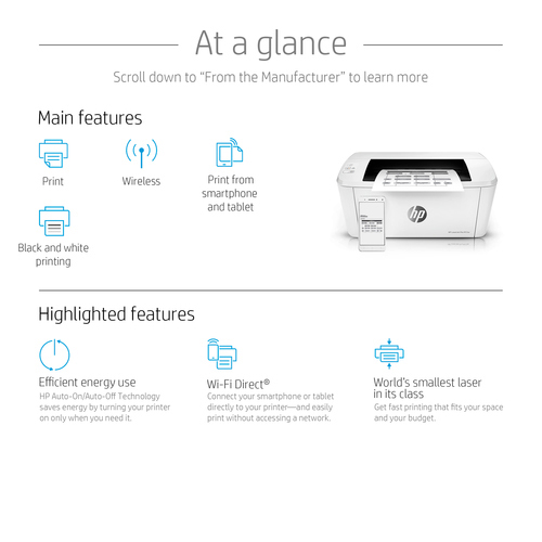 HP M15w Drucker