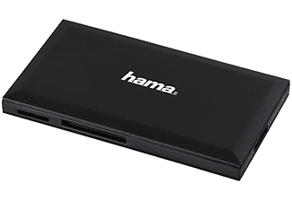 HAMA 181018 USB3 SD/MIC-SD/CF/MS BLACK - Lecteur de cartes (Noir)