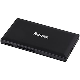 HAMA 181018 USB3 SD/MIC-SD/CF/MS BLACK - Lecteur de cartes (Noir)