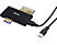 HAMA 181018 USB3 SD/MIC-SD/CF/MS BLACK - Lecteur de cartes (Noir)