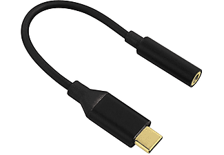 HAMA hama Adattatore USB-C - Per jack da 3,5 mm - Nero - adattatore (Nero)