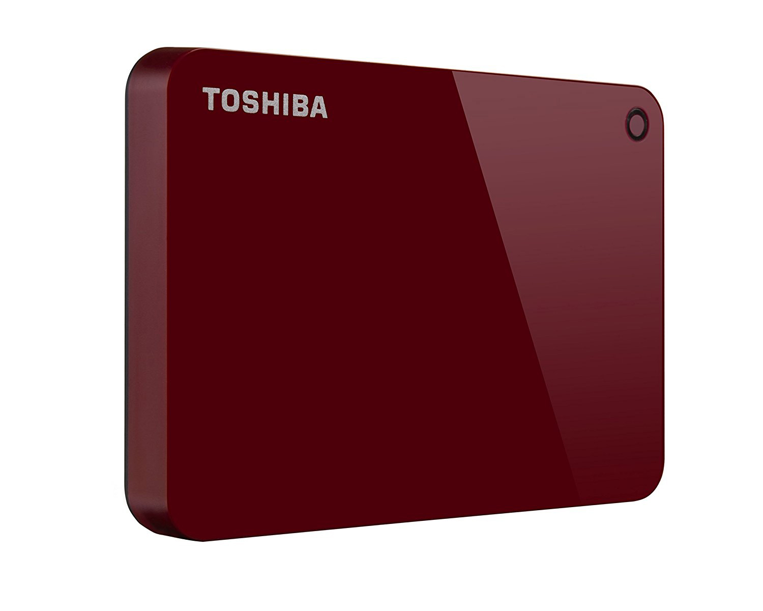 TOSHIBA Canvio Advance Festplatte, 1 TB HDD, 2,5 Zoll, extern, Rot