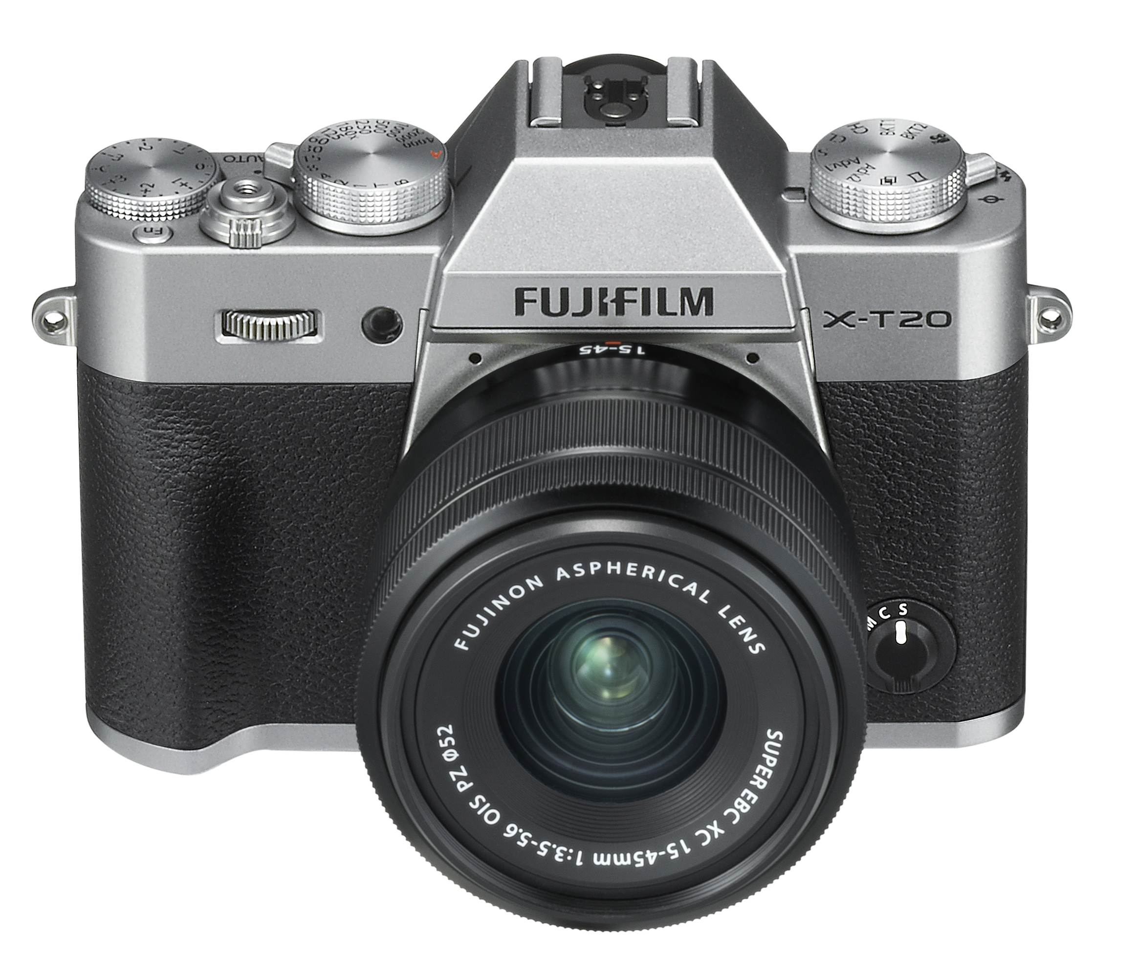 FUJIFILM X-T20 Kit Systemkamera mit Objektiv 15-45 mm, 7,6 cm Display, WLAN
