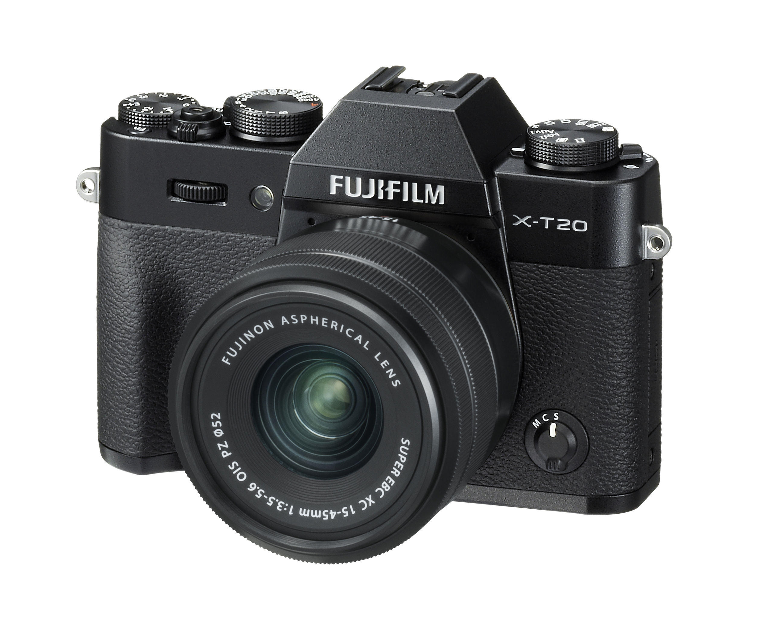 FUJIFILM X-T20 Kit Systemkamera mit Objektiv 15-45 mm, 7,6 cm Display, WLAN