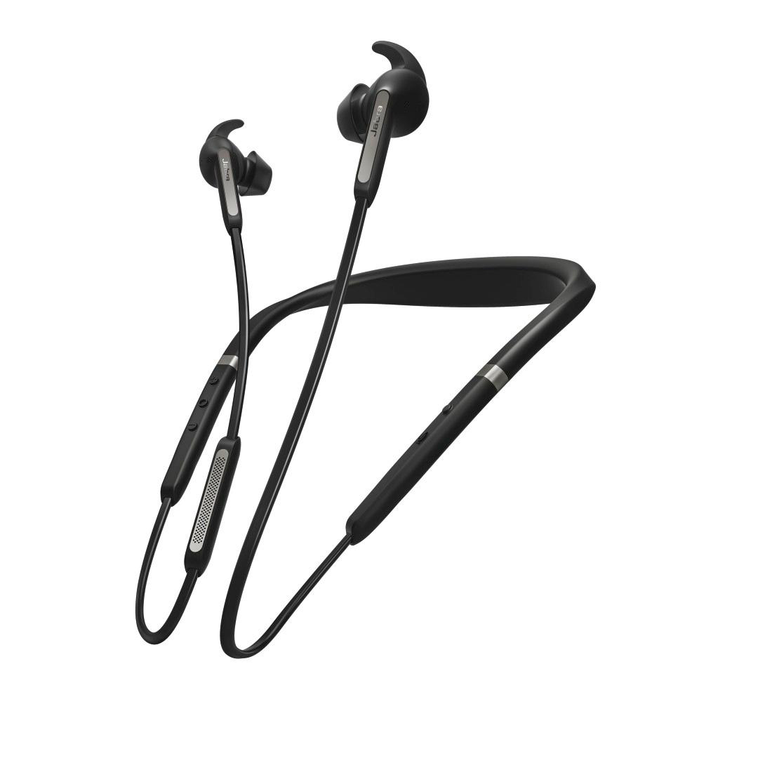 JABRA Elite 65e, In-ear Kopfhörer Bluetooth Schwarz/Silber
