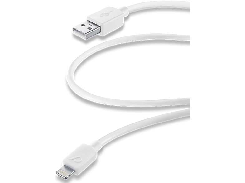 CELLULARLINE Kabel USB - Lightning 1 m Wit (CLBDCMFIIPH5W)