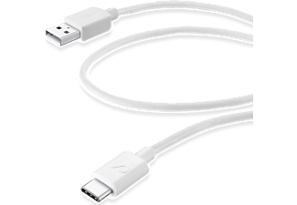 CELLULARLINE USB-kabel - USB-C 1 m Wit (CLBDCUSBA-CW)