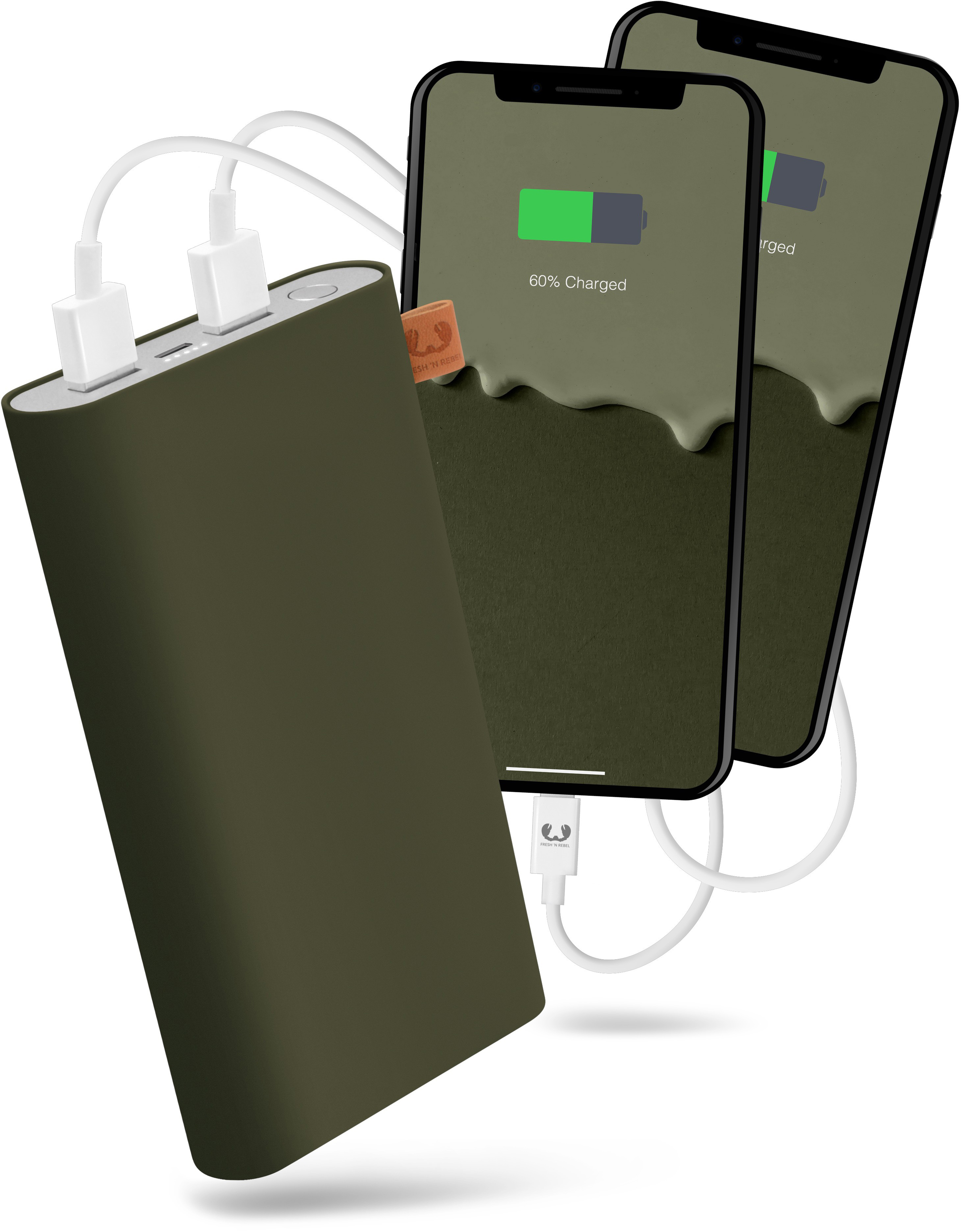 FRESH ‘N REBEL Army Powerbank 18000 mAh Camouflage