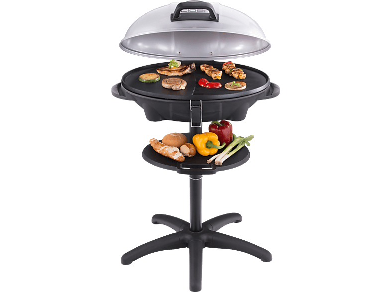 CLOER 6789 Barbecue Elektrogrill, Schwarz (2400 Watt)