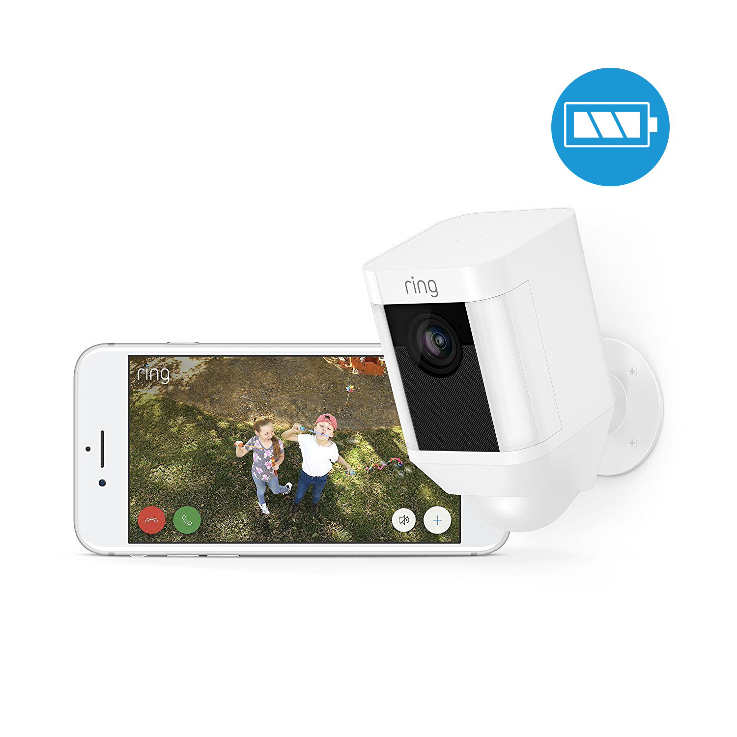 RING Ring Spotlight Cam (Akku) -, kabellose, Überwachungskamera