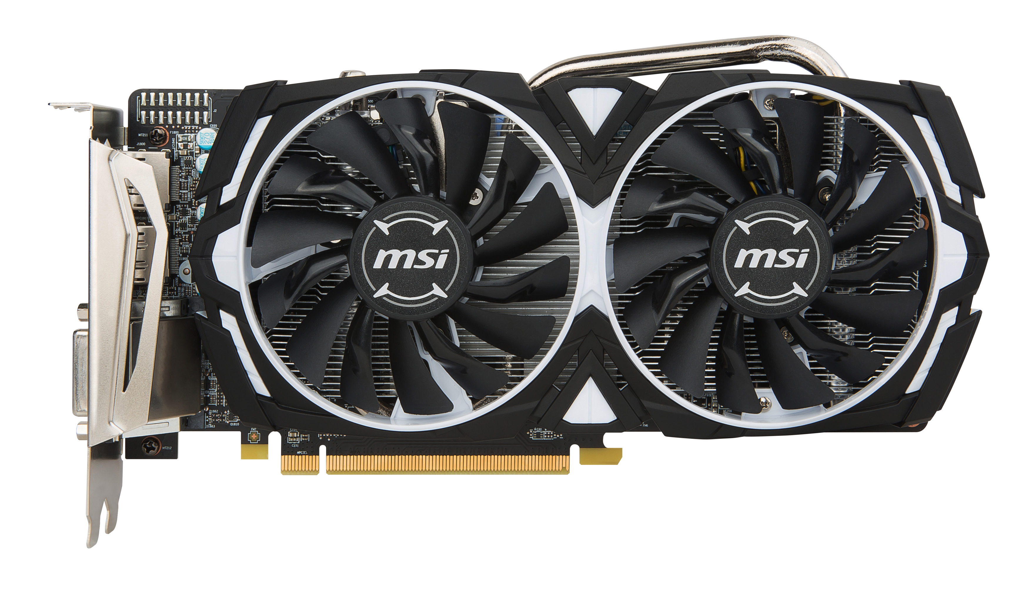 MSI Radeon™ RX 570 Armor OC 8GB (V341-236R) (AMD, Grafikkarte)
