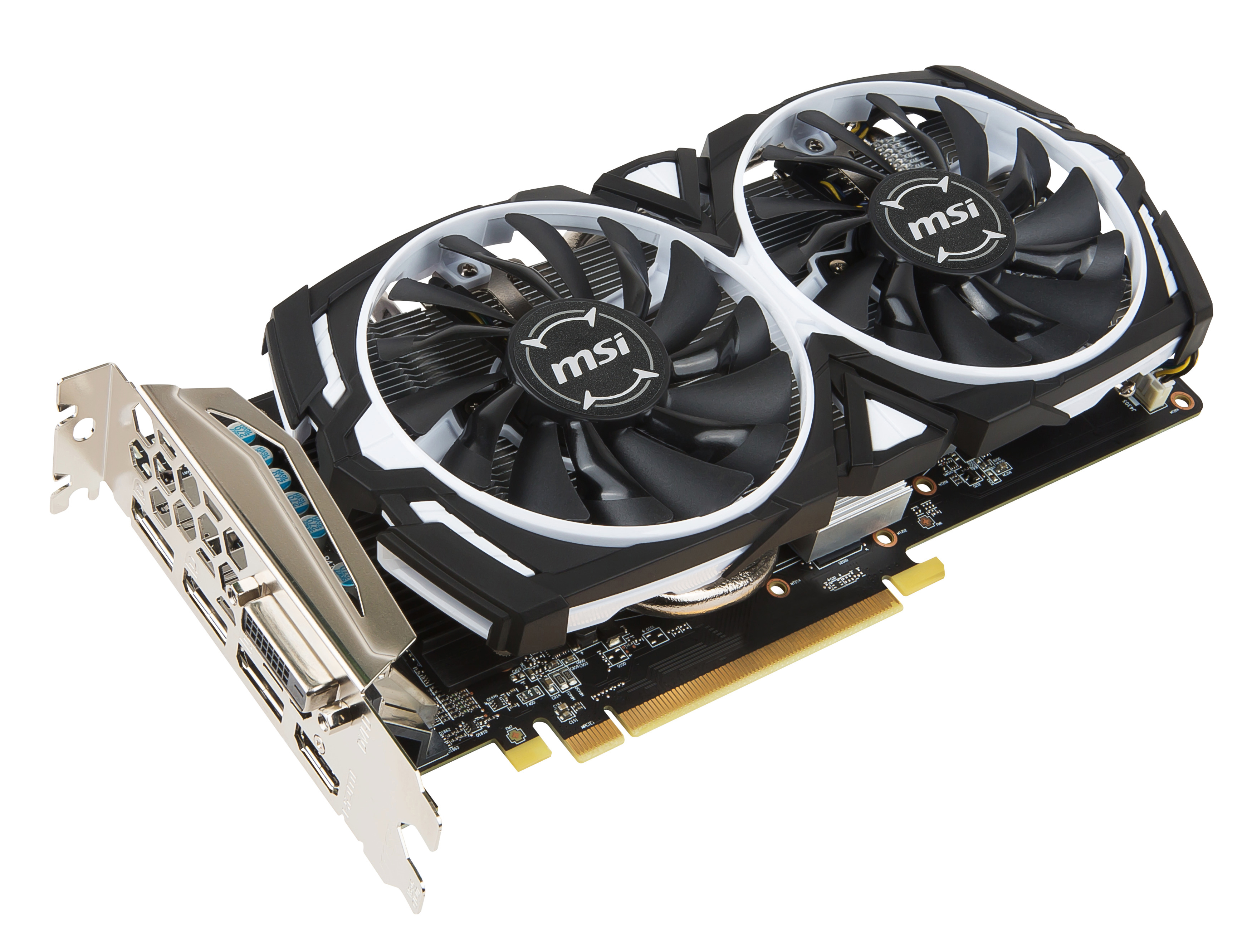 MSI Radeon™ RX 570 Armor OC 8GB (V341-236R) (AMD, Grafikkarte)