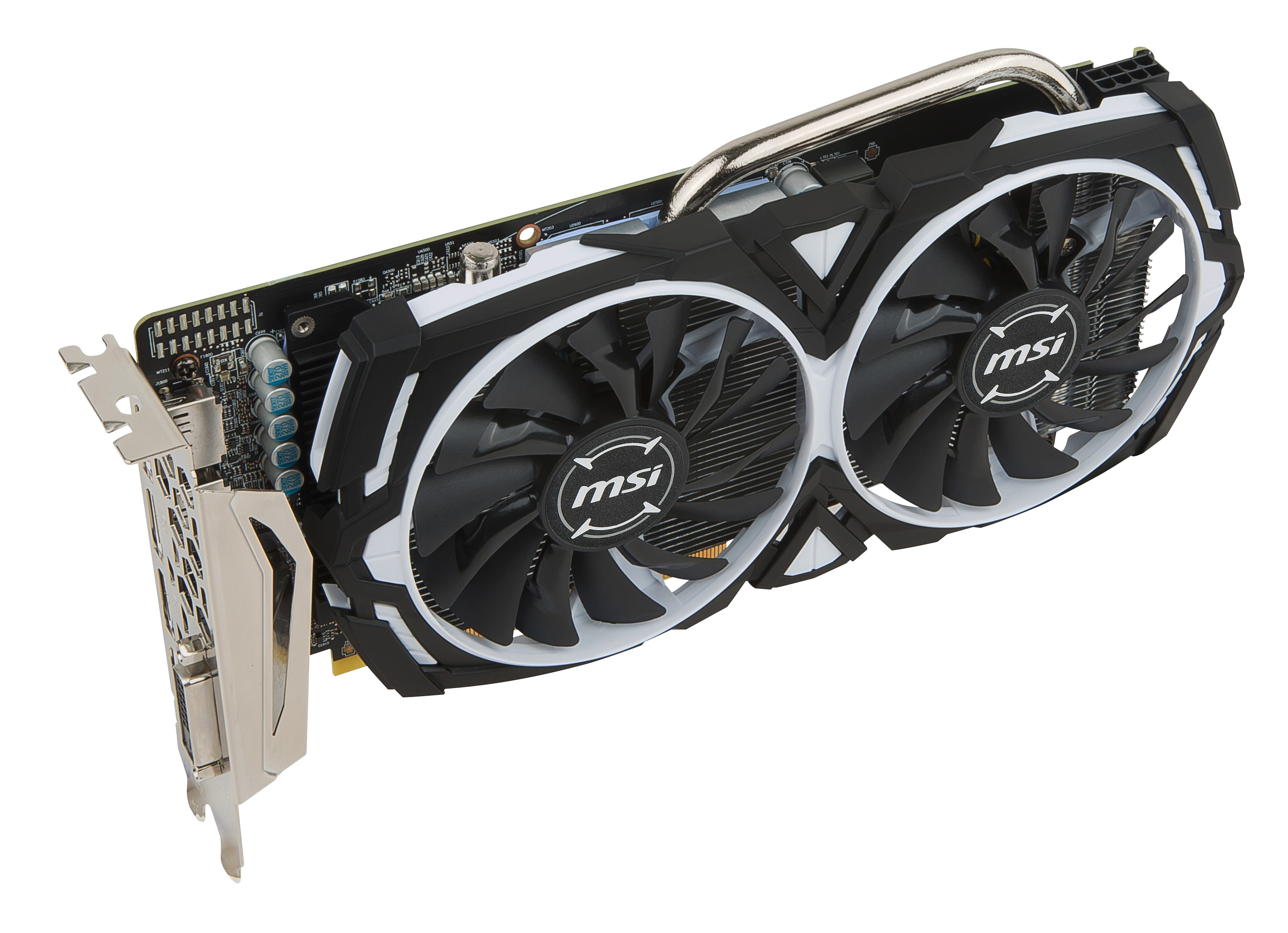 MSI Radeon™ RX 570 Armor OC 8GB (V341-236R) (AMD, Grafikkarte)