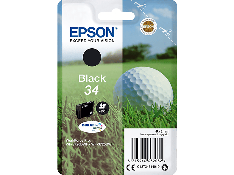 EPSON 34 Zwart (C13T34614020)