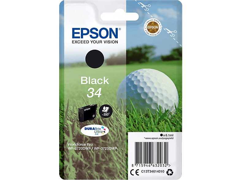 Epson 34 Black Ink Cartridge