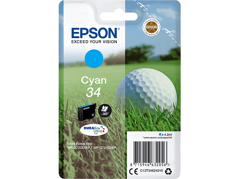 EPSON 34 Cyaan (C13T34624020)