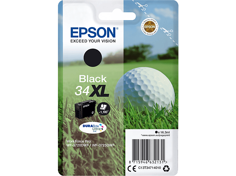 Epson 34xl Zwart (c13t34714020)