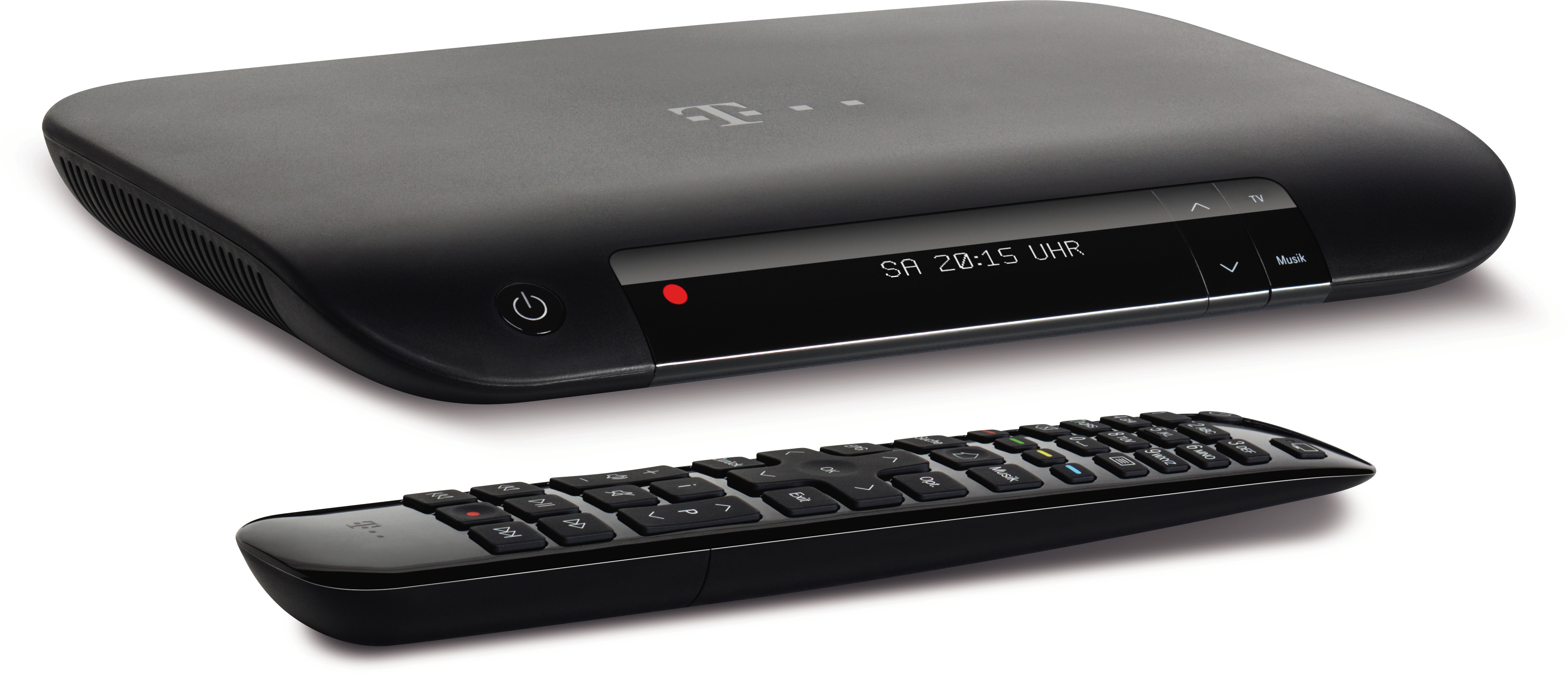 TELEKOM 401 Ultra-HD-Receiver mit Festplattenrekorder  (Schwarz)