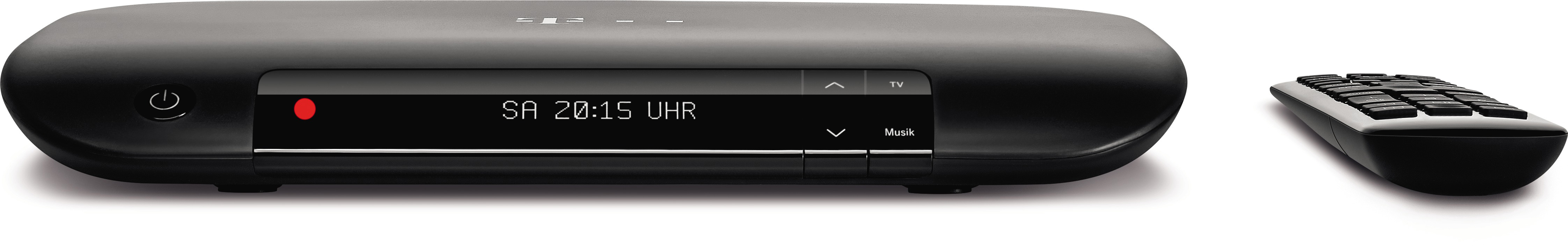TELEKOM 401 Ultra-HD-Receiver mit (Schwarz) Festplattenrekorder