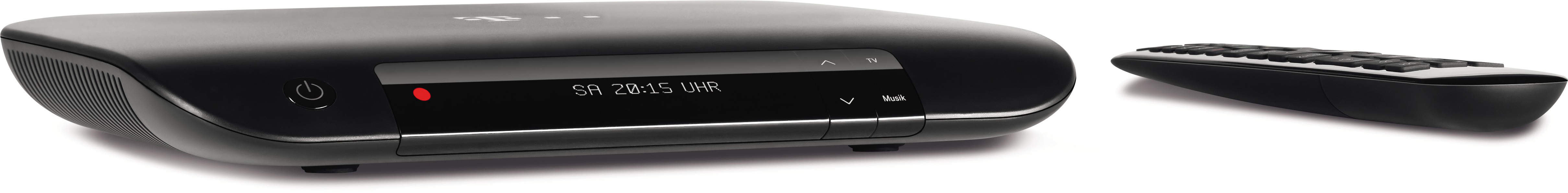 TELEKOM 401 Ultra-HD-Receiver mit (Schwarz) Festplattenrekorder