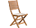 FIELDMANN FDZN 4012-T Kerti szék, összecsukható, fa, 2 db