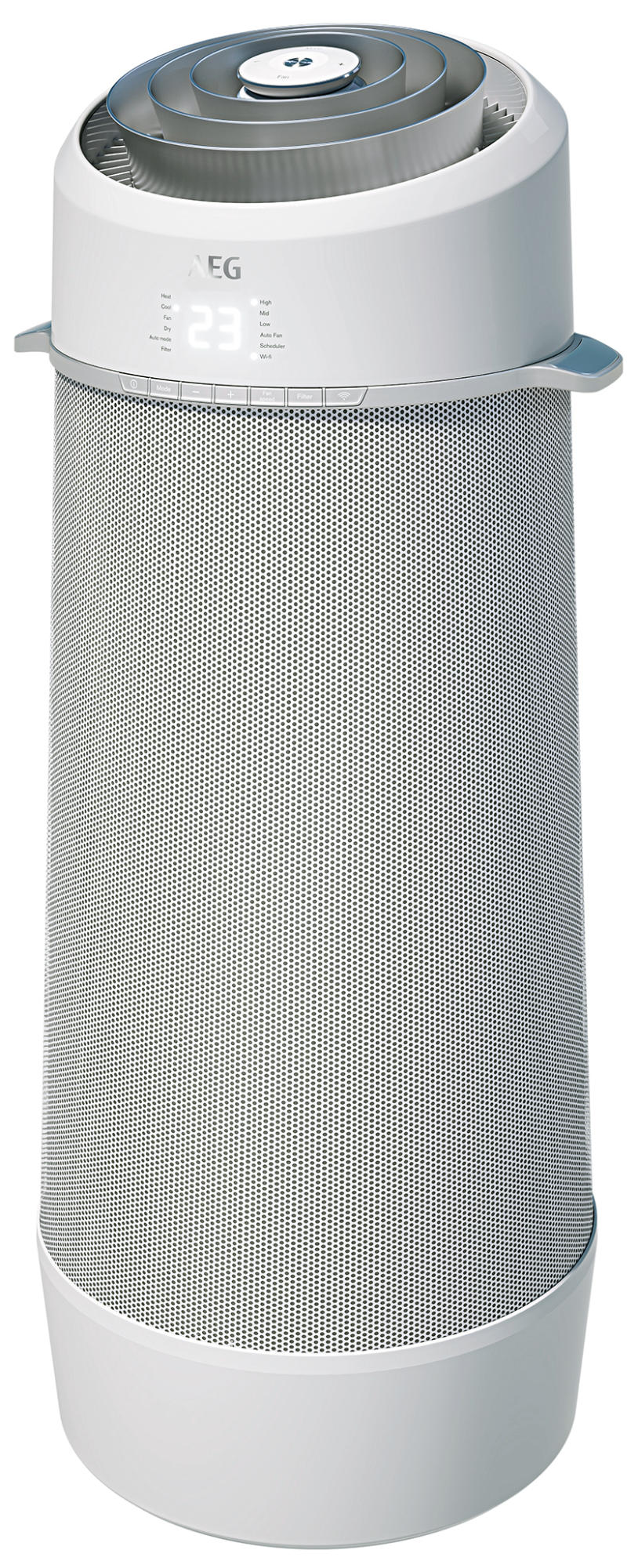 AEG AirOundio AXP26V578HW Klimagerät Silber/ Weiß (Max. Raumgröße: 40 m², EEK: A+)