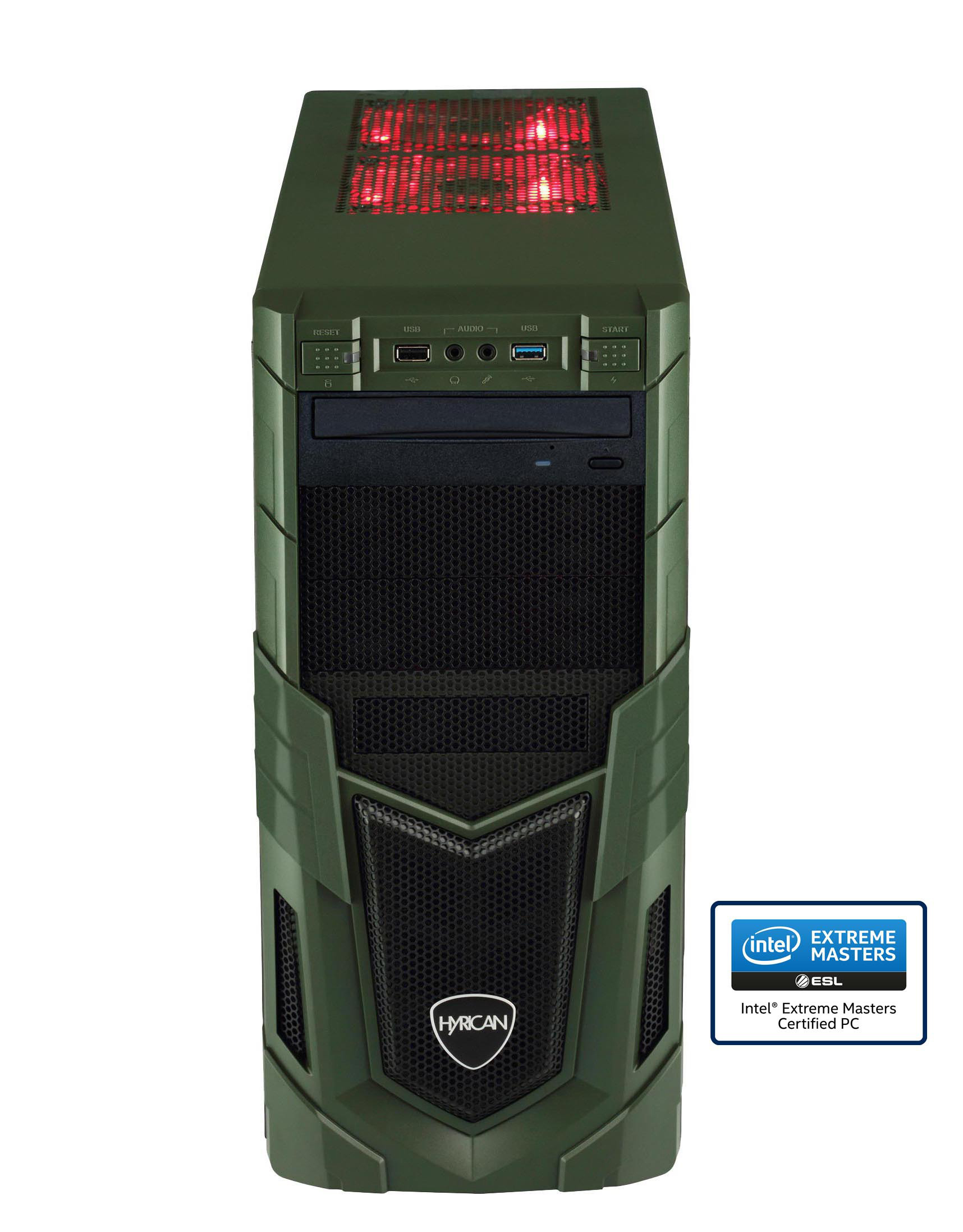 HYRICAN MILITARY 5886 - Intel® Core™ i5 i5-8400 - 16 GB - 120 GB - NVIDIA GeForce® GTX 1050 Ti - Windows 10