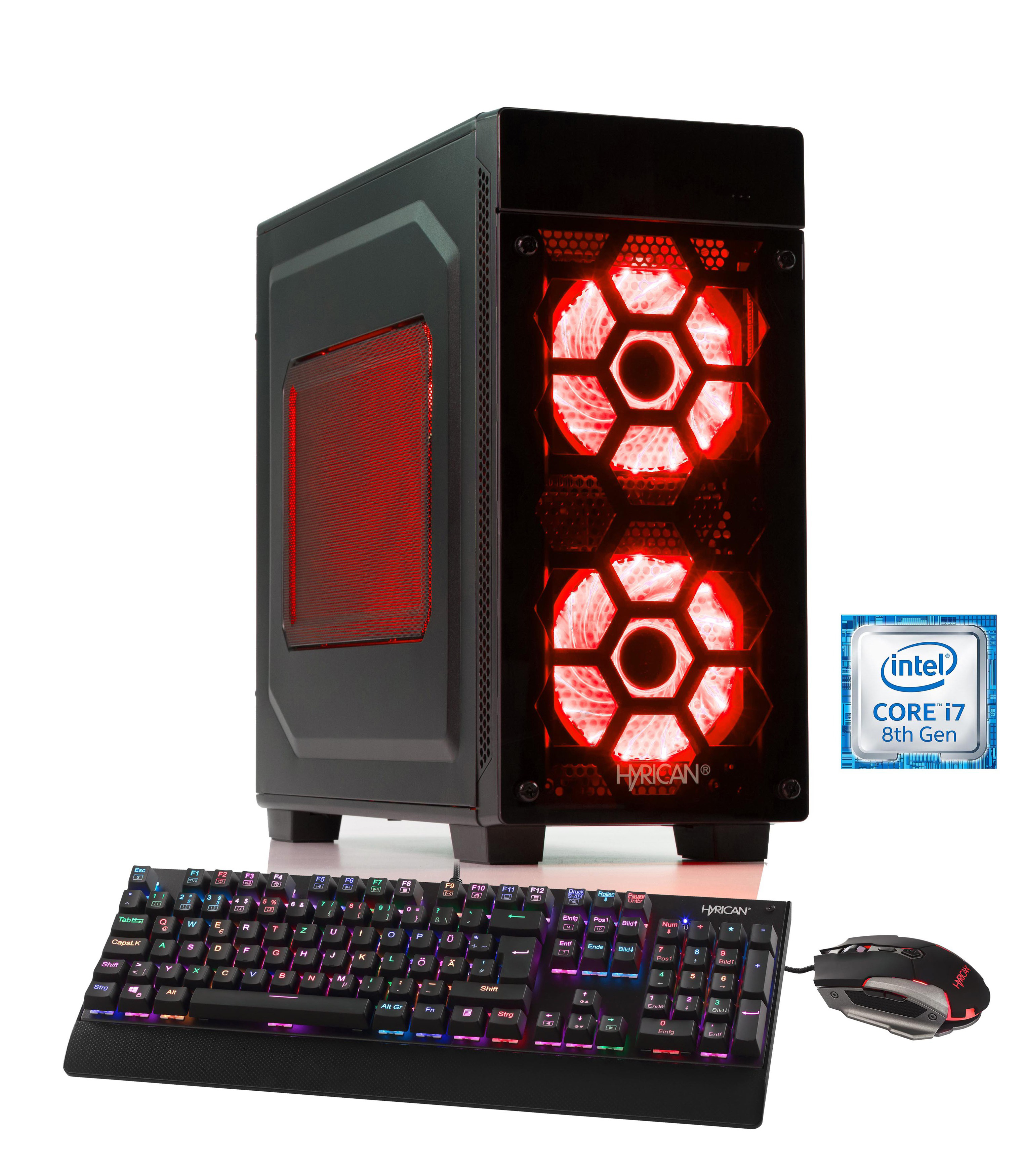 HYRICAN STRIKER 5908 - Intel® Core™ i7 i7-8700 - 16 GB - 240 GB - NVIDIA GeForce® GTX 1080 Ti - Windows 10