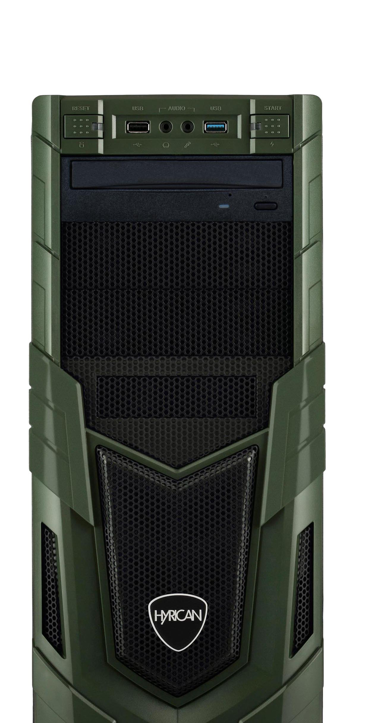 HYRICAN MILITARY 5886 - Intel® Core™ i5 i5-8400 - 16 GB - 120 GB - NVIDIA GeForce® GTX 1050 Ti - Windows 10