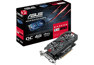 ASUS Radeon™ RX 560 OC 4GB (90YV0AH4-M0NA00) (AMD, Grafikkarte)
