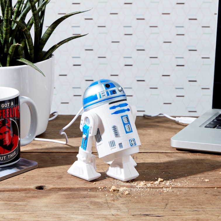 R2- D2 asztali USB porszívó