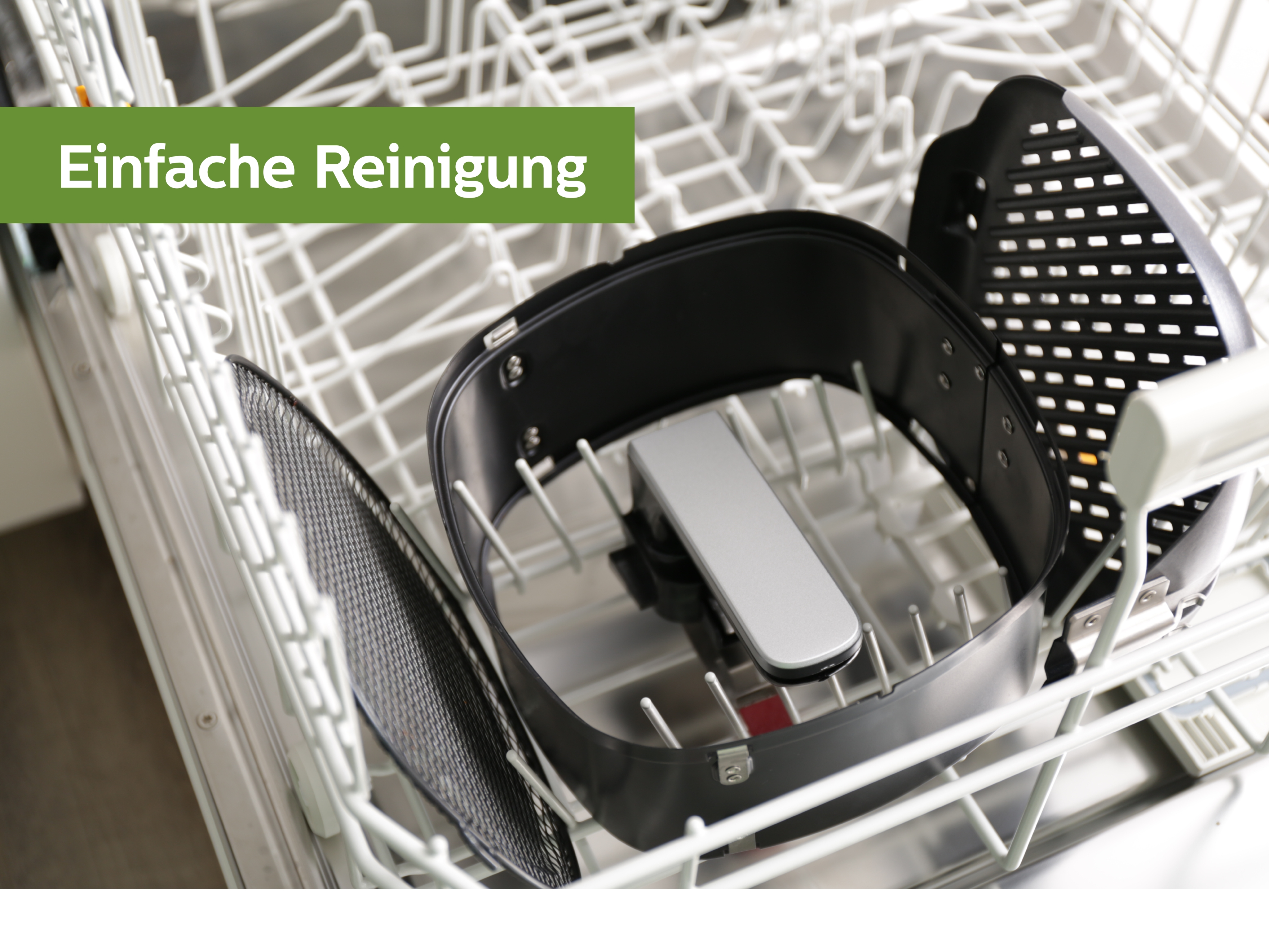 PHILIPS Heißluftfritteuse HD9641/90 Airfryer TurboStar, schwarz Heißluftfritteuse (800 g, 1425 Watt, Schwarz)