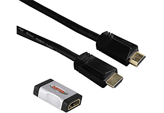 HAMA 122206 EXT. KIT CABLE HDMI+AD 0.75M BLK - Câble HDMI + adaptateur (Noir)