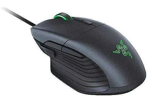 Ratón gaming - Razer Basilisk, Óptico, 16000 ppp, Negro y verde