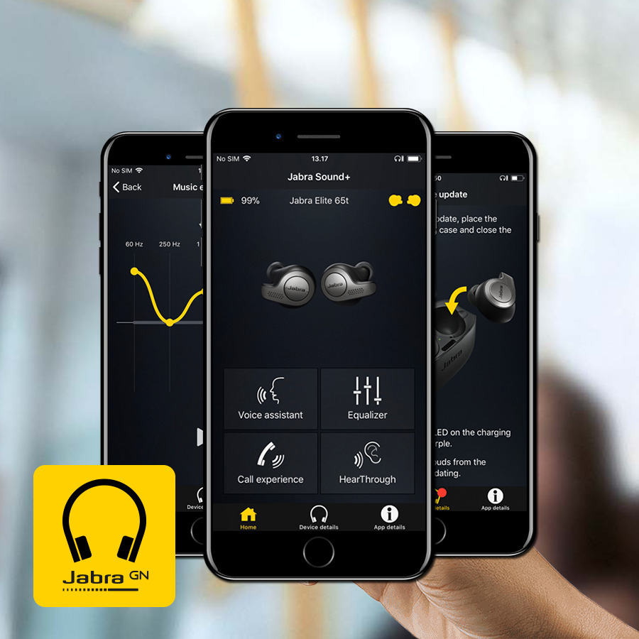 JABRA Elite 65e, In-ear Kopfhörer Bluetooth Schwarz/Silber