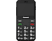 PANASONIC KX-TU150 fekete nyomógombos kártyafüggetlen mobiltelefon időseknek